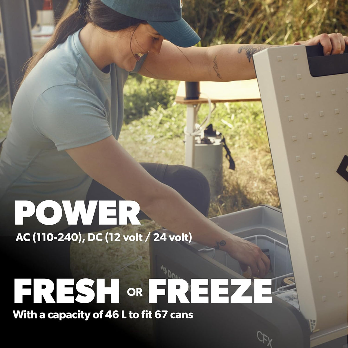 Dometic CFX3 45 Powered 12V Cooler, 46L - Fridge/Freezer - Poptop World 