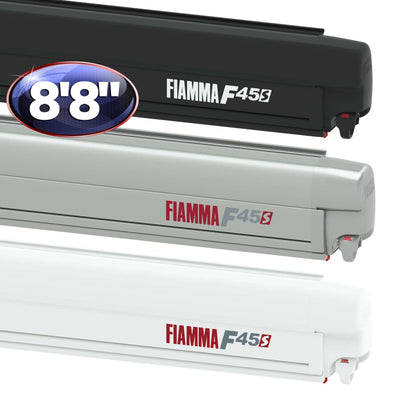 Fiamma F45 S 260 - (8'8") - 6'6" extension/43lbs. Retractable Campervan Awning - Poptop World 