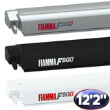 Fiamma F80S 370- 12'2" Awning Motorhome Caravan Van - Royal Grey - Poptop World 