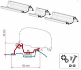 Fiamma F80S Awning Mounting Bracket for Mercedes Sprinter Vans with OEM Rod Rails 98655-772