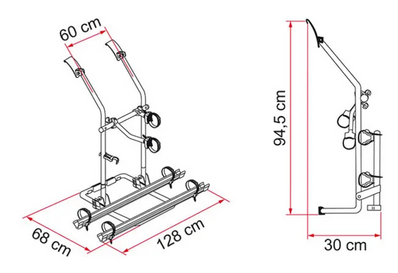 Fiamma Bike Rack for VW Vanagon (1980-1991) VW T3