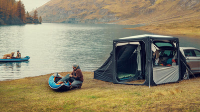 Dometic HUB 2 REDUX Inflatable Shelter - Drive-Away Van Awning - Poptop World 