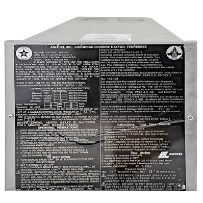 VW Eurovan camper replacement furnace Upgraded SUBURBAN S2450 20,000 BTU 12 volt - Poptop World 